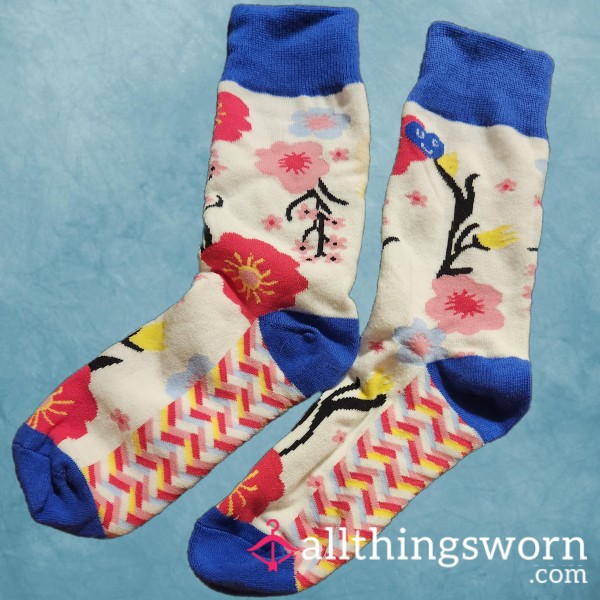 Pollen & Punishment – Flor*l Crew Socks