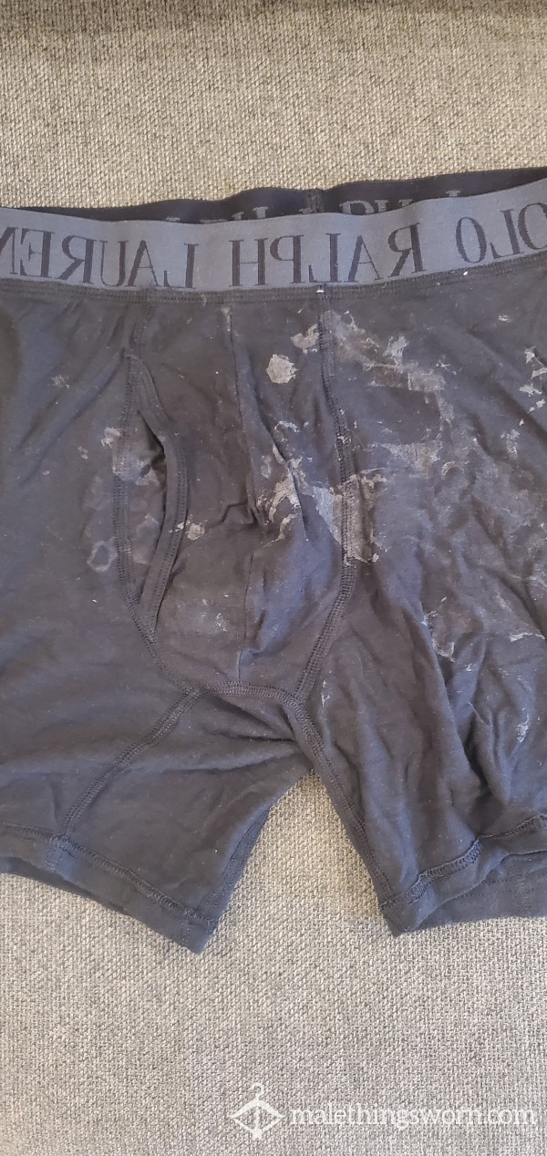 Polo Black Longer Boxers With C*m