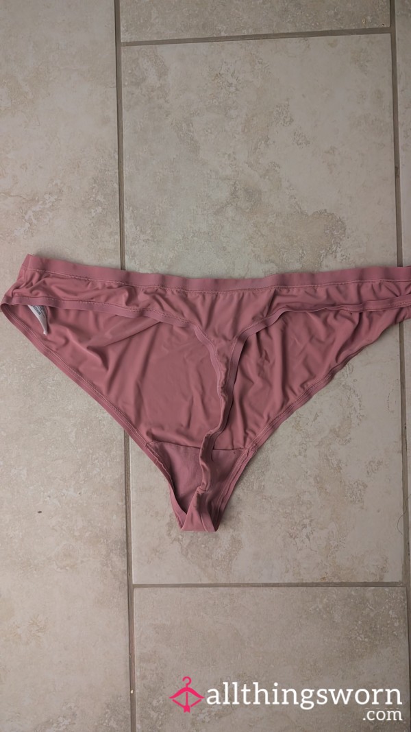 Polyester Pink Thong
