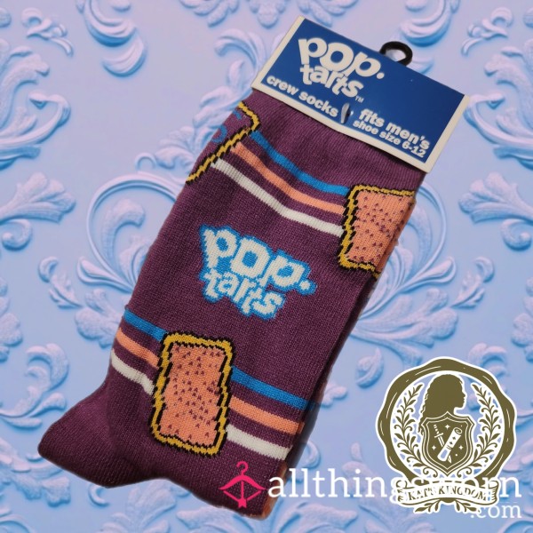 Pop-tarts Purple Crew Socks
