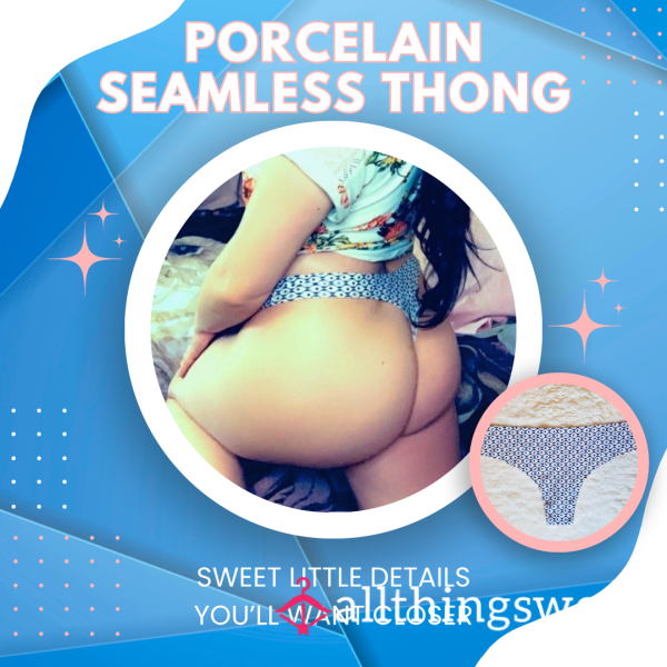 Porcelain Seamless Thong