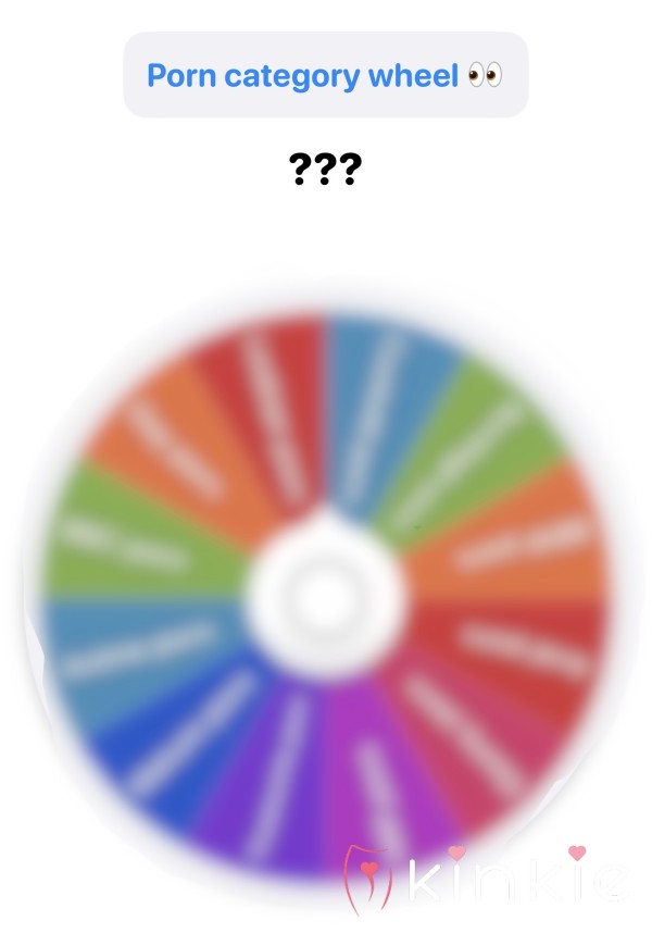Porn Category Wheel Spin