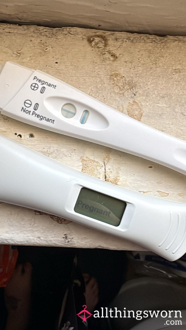 Positive Used Pregnancy Tests