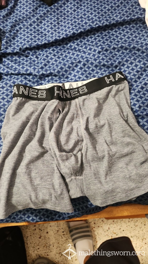 Post BJ Boxer Briefs, Stained And Yummy