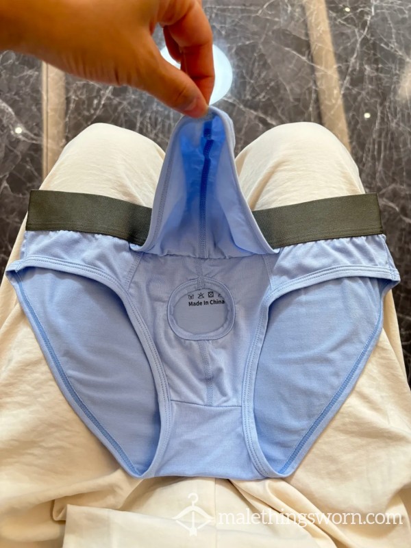 Post-gym Used Underwear 🔥 Heavy Sweat From C*ck Base And A** Crack, Completely Soaked With My Masculine Musk. Come If You Dare Sniff