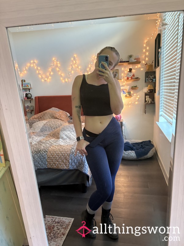 Post Horseback Ride Black Thong