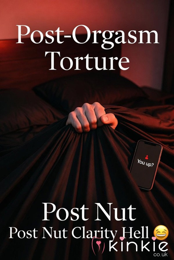 Post-Orgasm Audio – Post Nut Clarity Hell 😈