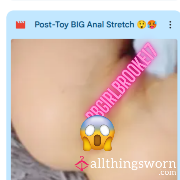 After My Biggest A**l Toy… 😈