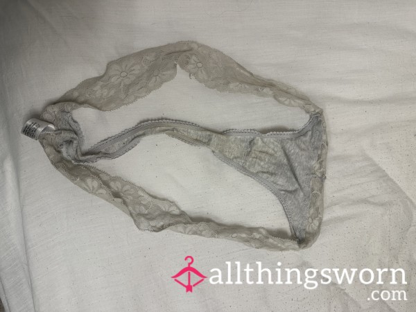 Post Workout Grey Thong
