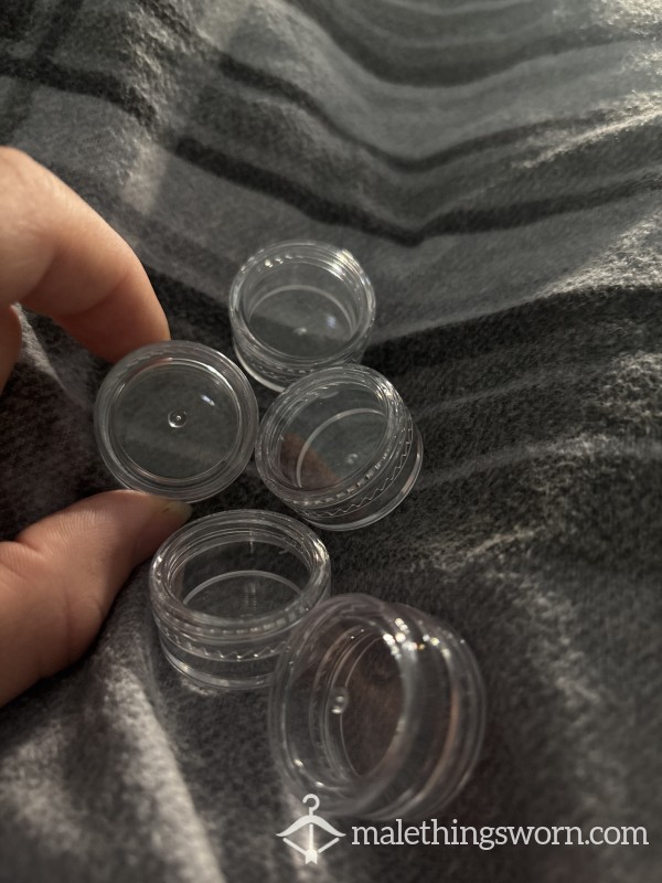 Pots Of C*m Or Chewing Gum Or Sp*t