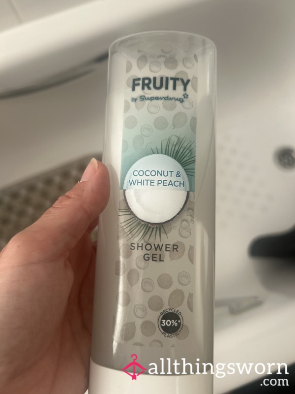Pouring  Shower Gel On My Feet