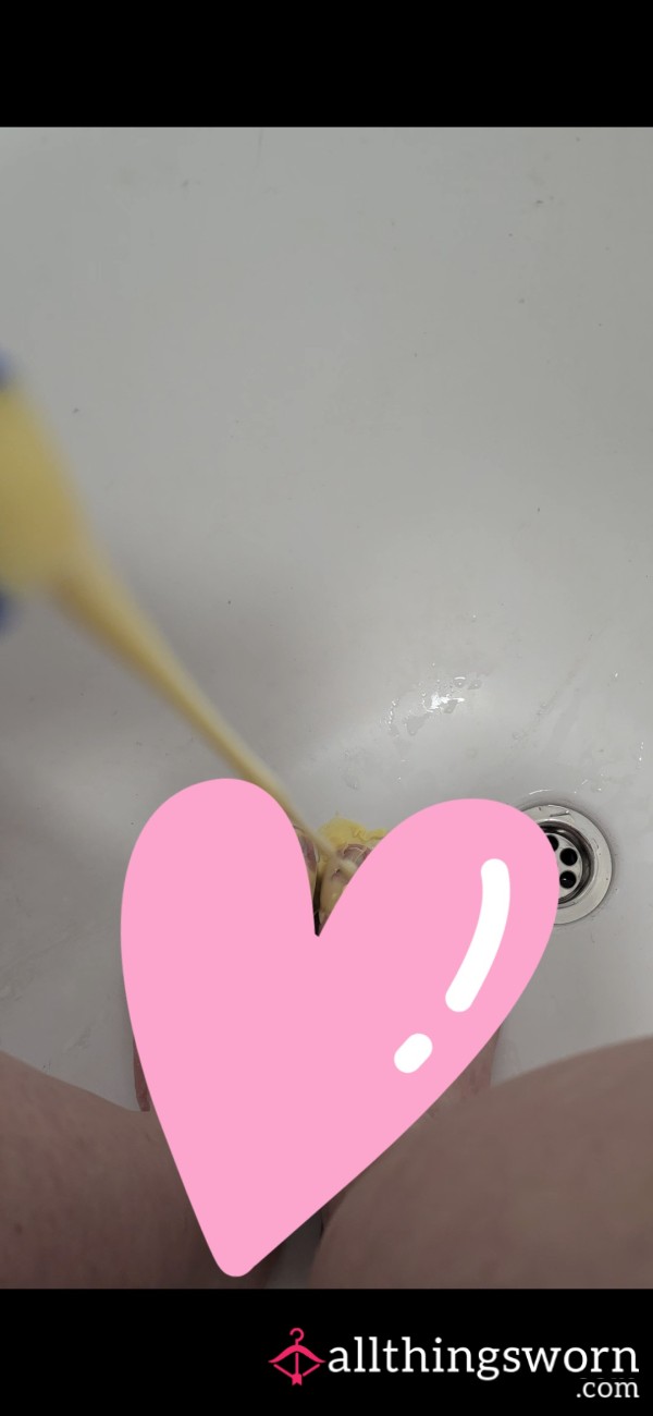 Pouring/rubbing Custard On My Feet