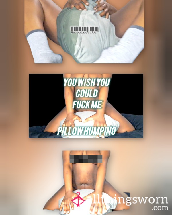 POV A** Clapping Pillow Grind – Virgin Loser Denial Moans & Close-Up Pu**y