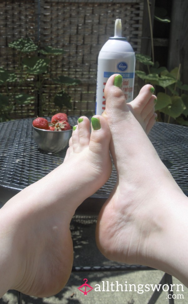 POV Feet Strawberry Sole Delight Anyone?