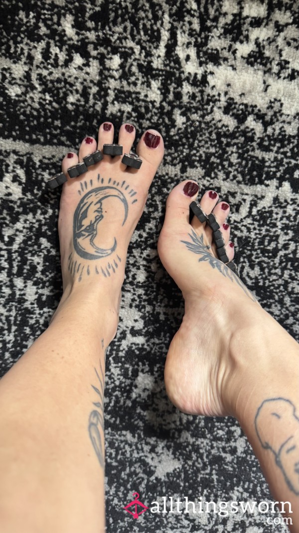 POV Toenail Polishing