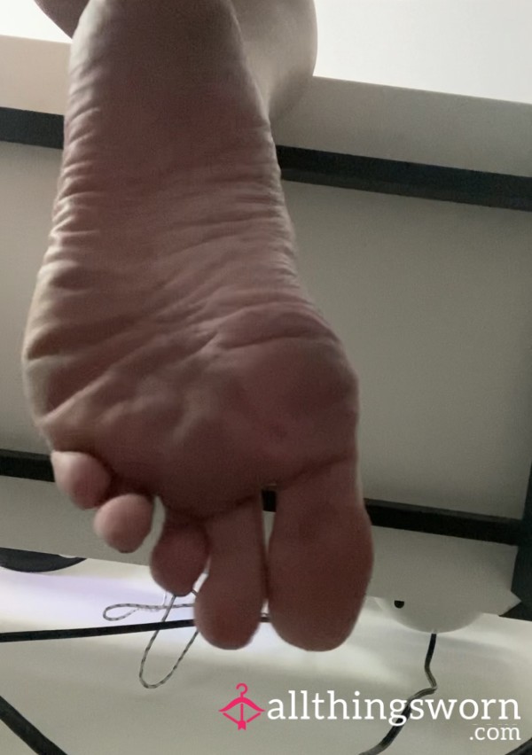 POV Under My Desk At Work