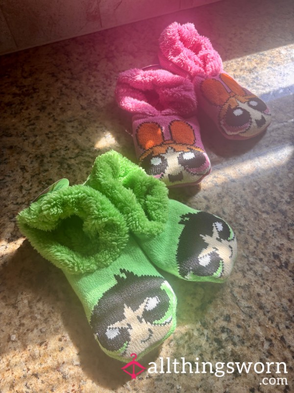 Power Puff Girls Slippers | 4-7 Day Wear