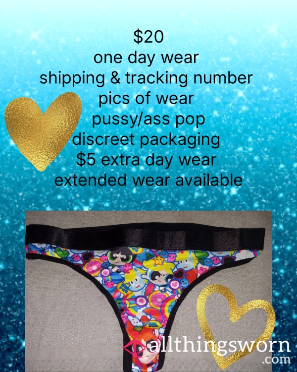 Powerpuff Girls Thongs