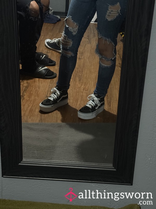 Pre-loved, Clean Platform Vans