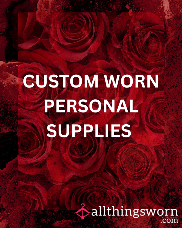 Pre Loved/worn Personal Supplies 🔴