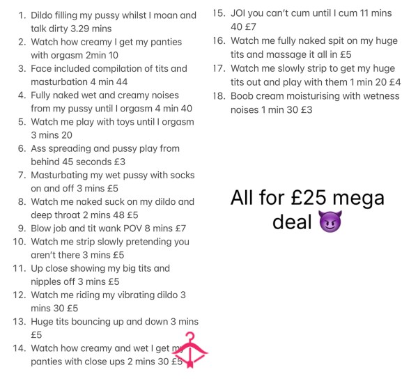 Pre-made Video List 😈💦