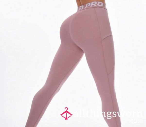 Pre Order Mauve Pink Gym Leggings