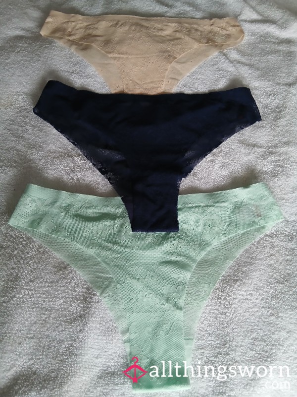 Pre-Wear Lace Knicker Bundle – You Choose The Filth 💋🧼