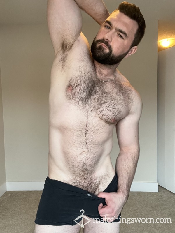 Prec*m Soaked Black Briefs