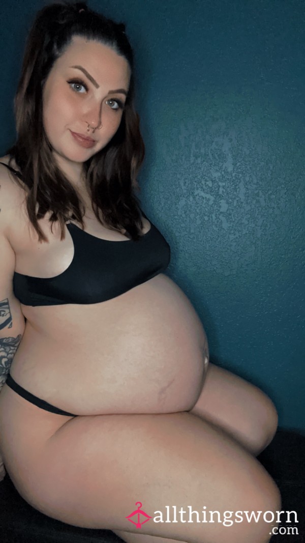 Pregnant Masturbation And Panty Play