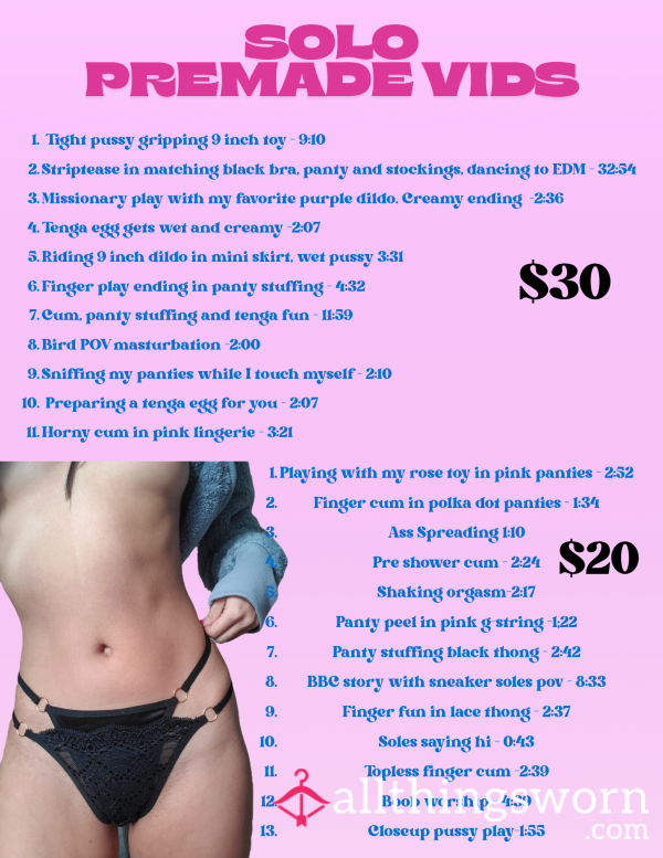 Premade Videos
