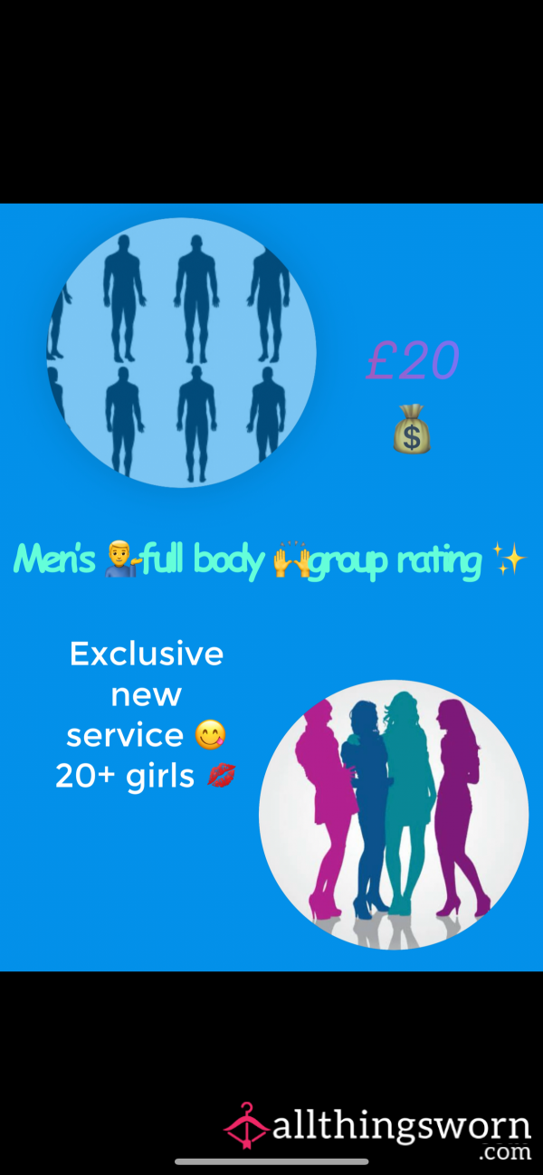Premium Girls' Group Body Rating Service😈 Get Roasted & Rated By 20+ Hot Women 🔥