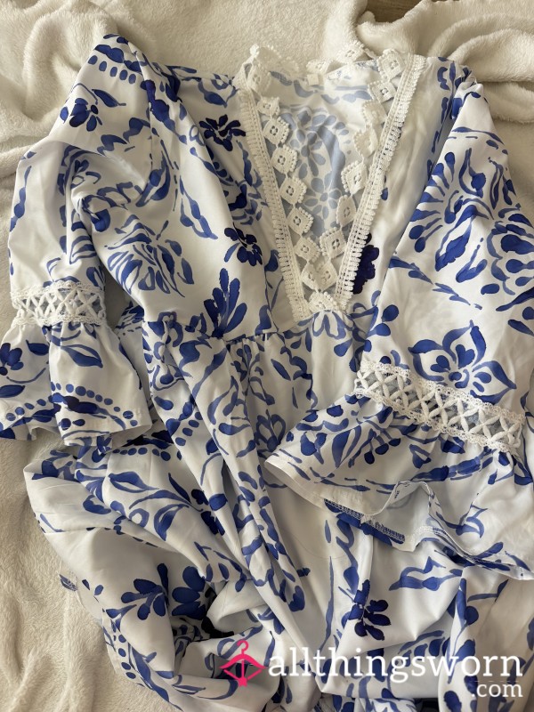 Preppy Summer Beach Dress