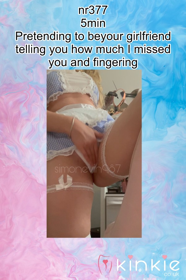 Pretending To Be Your Gf And Fingering Myself