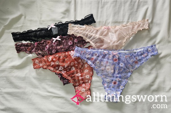 Pretty And Flor*l Thongs 🌸 Take Your Pick!