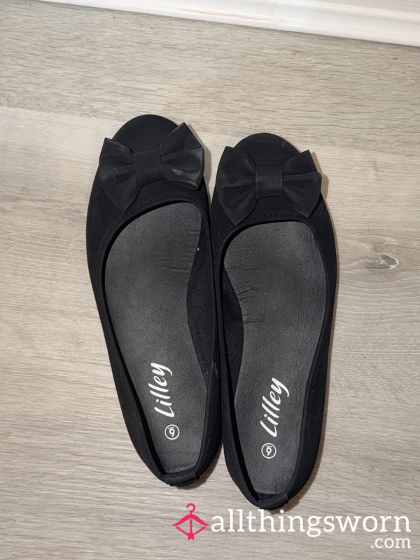 Pretty Black Ballet Pumps