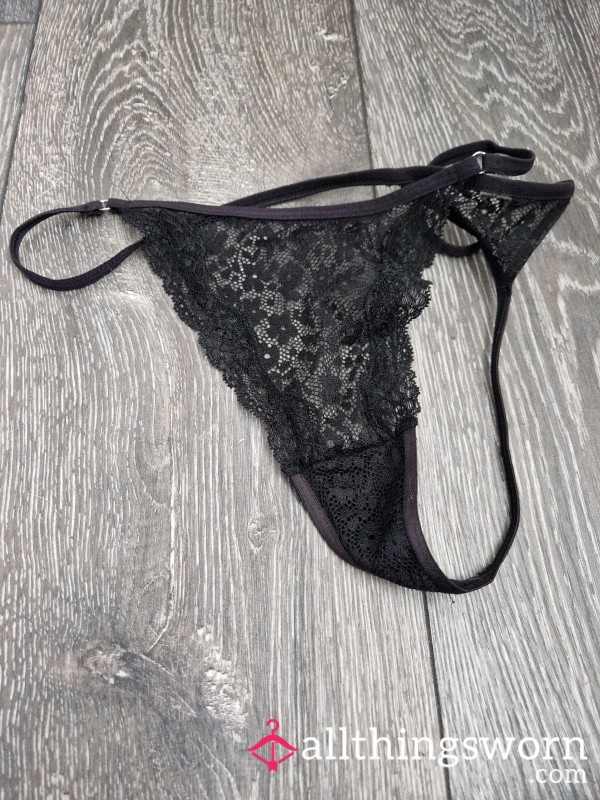 Pretty Black G -String