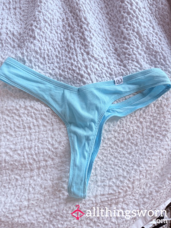 Pretty Blue Thong