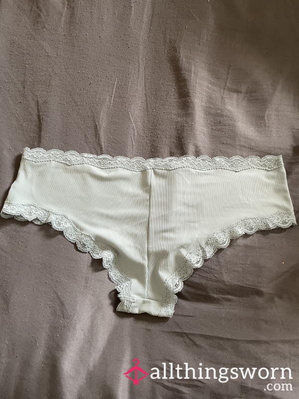 Pretty Blue/green Panties, Minimum 24 Hour Wear - Add Ons Are Available