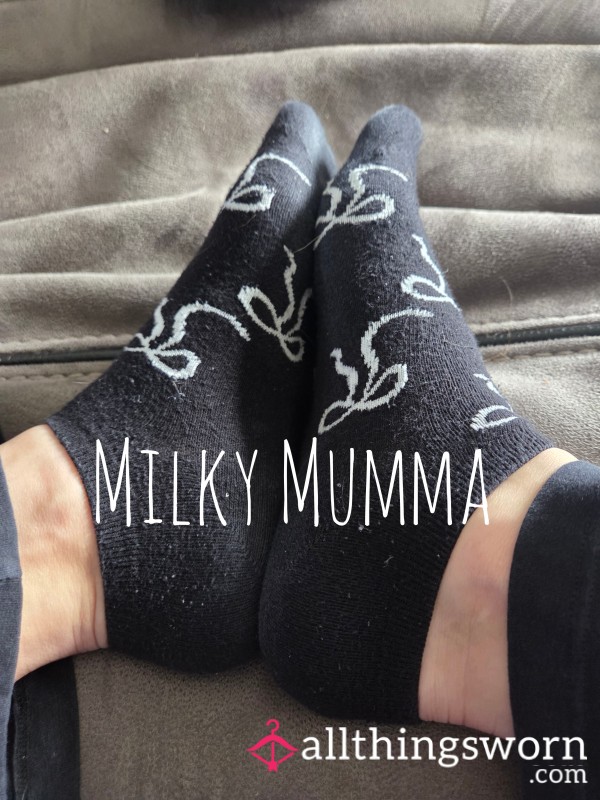 Pretty Bow Socks 🎀 24 Hour Wear, Dogs Walks, 10k Steps