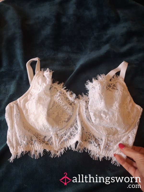 Pretty Delicate White Bra