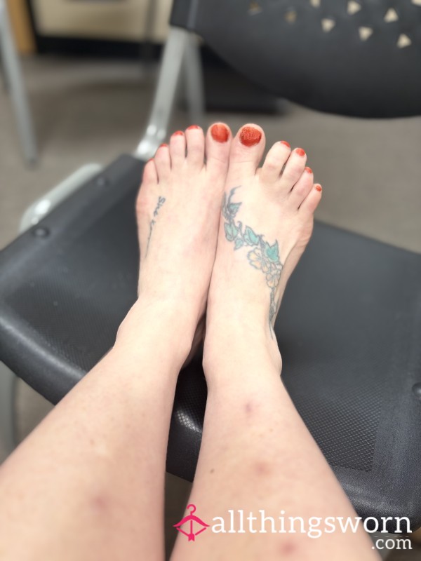 Pretty Feet Waiting For You To Tell Me What To Do