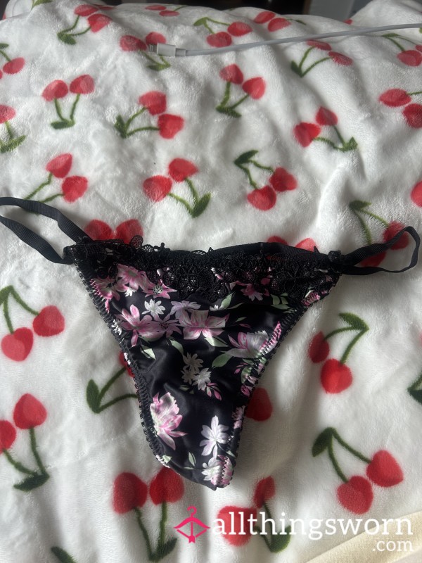 Pretty Flowery Thong