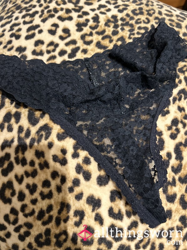 Pretty Full Lace Used Thong