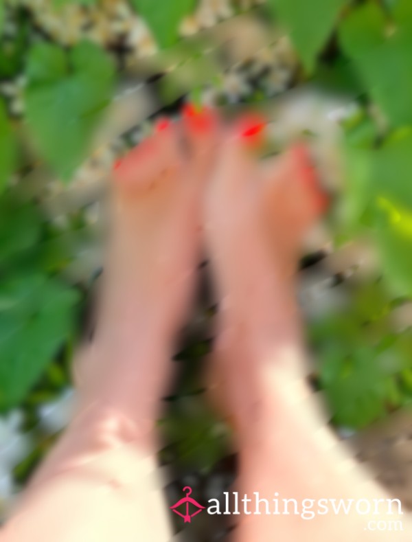 Pretty Garden Feet