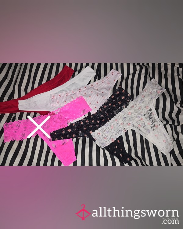Pretty Girly Thongs 💕