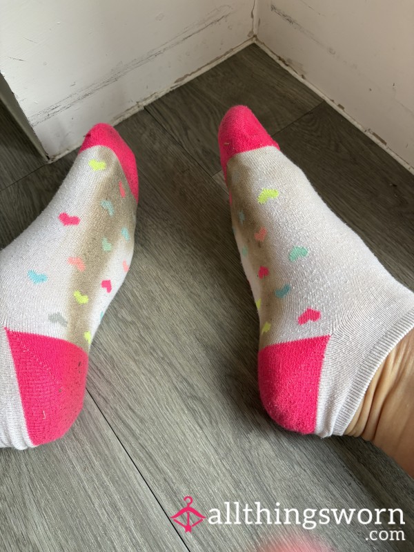 Pretty Heart Socks