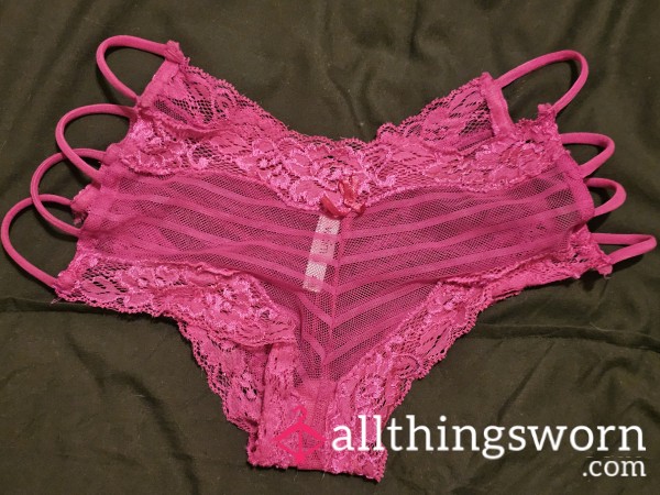 💗 Pretty In Pink, Dirty In Mind 💗 Lacy Boyshort Panties