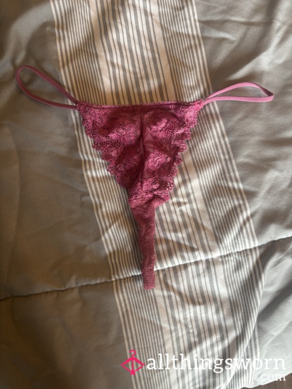 Pretty In Pink: Worn G String