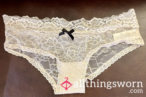 Pretty Ivory Panties Prepared Specially For You