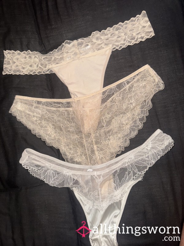 Pretty Lace Panties – Worn Just For You 💦